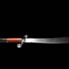 The scimitar is a backsword with a curved blade. Razor sharp and deadly, its origin is Southeast Asia, now known as The Middle East.  